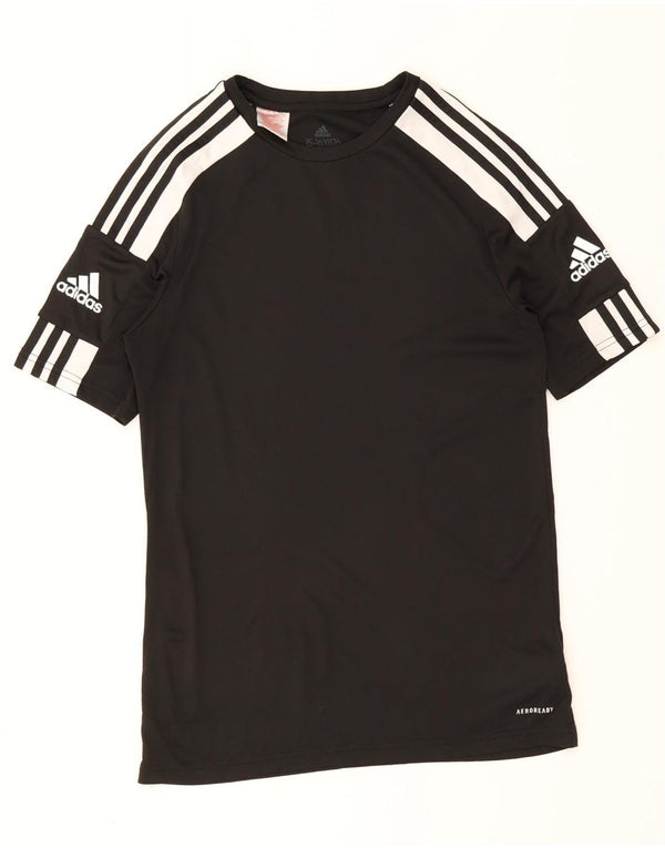 T-shirt grafica Adidas Aeroready da ragazzo, 15-16 anni, colore nero
