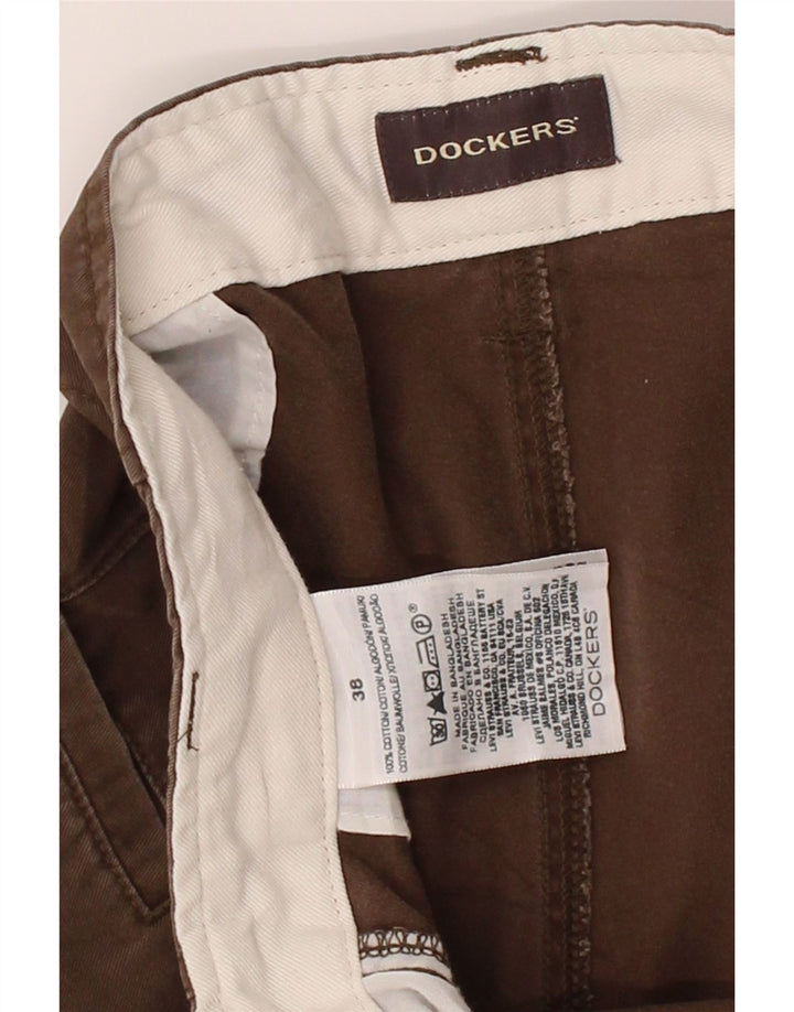 DOCKERS Mens Chino Shorts W38 XL Brown Cotton Vintage Dockers and Second-Hand Dockers from Messina Hembry 