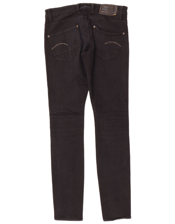 Jeans skinny Revend da uomo G-Star W33 L34 cotone nero