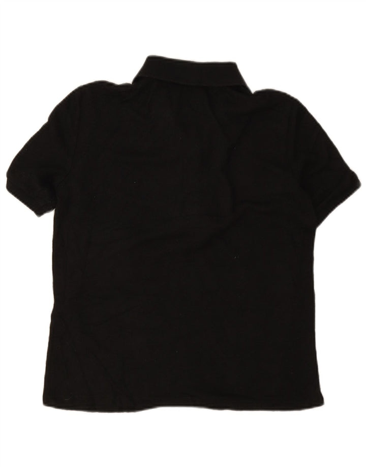 Polo da donna Zara UK 10 piccola in viscosa nera