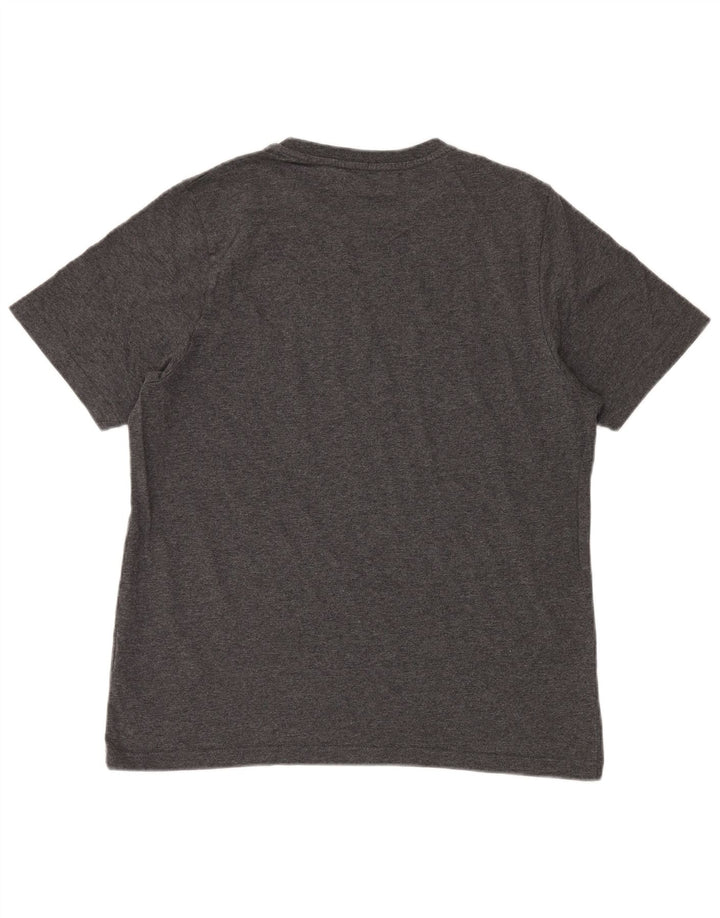 ELLESSE T-shirt grafica da uomo in cotone grigio medio