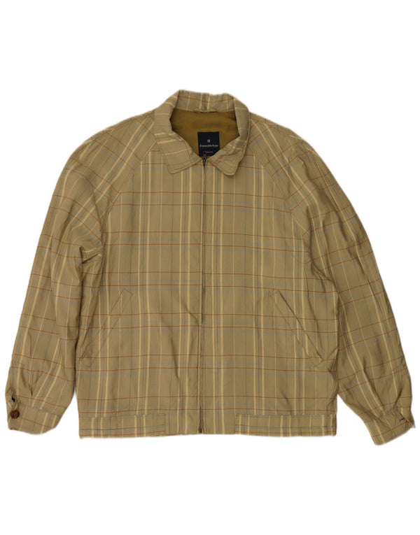 Giubbotto bomber da uomo Ermenegildo Zegna IT 50 Large Khaki Check