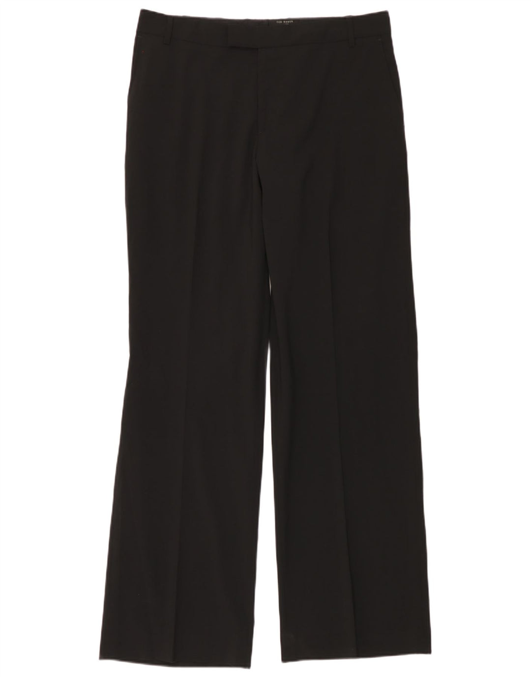 Pantaloni da abito dritti da uomo Ted Baker W36 L36 neri