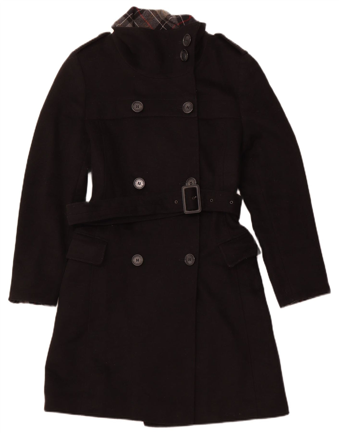 Trench da donna Barbour UK 8 piccolo in lana nera