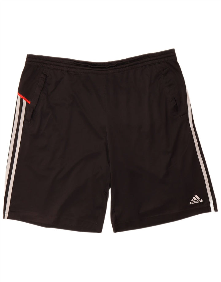 Pantaloncini sportivi Adidas Climalite da uomo 2XL poliestere nero