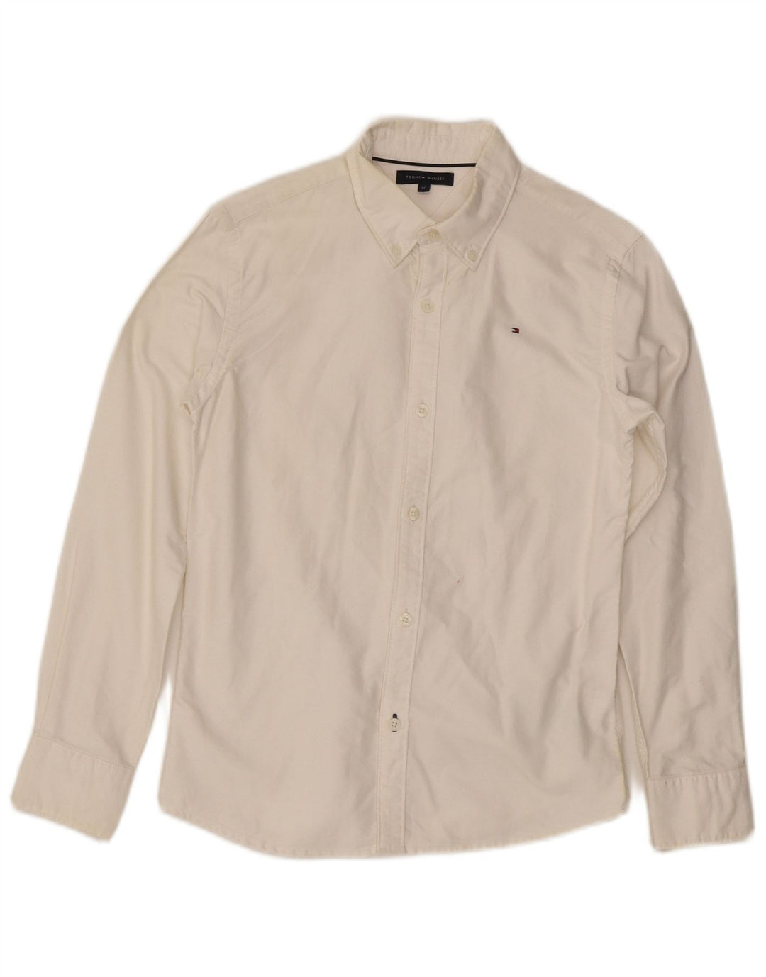 Camicia Tommy Hilfiger Ragazzi 11-12 Anni Cotone Bianco
