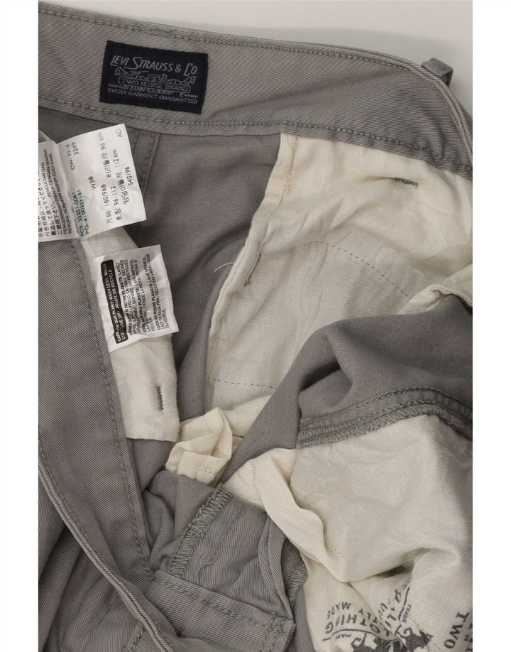 Pantaloncini cargo da uomo Levi's W38 XL in cotone grigio