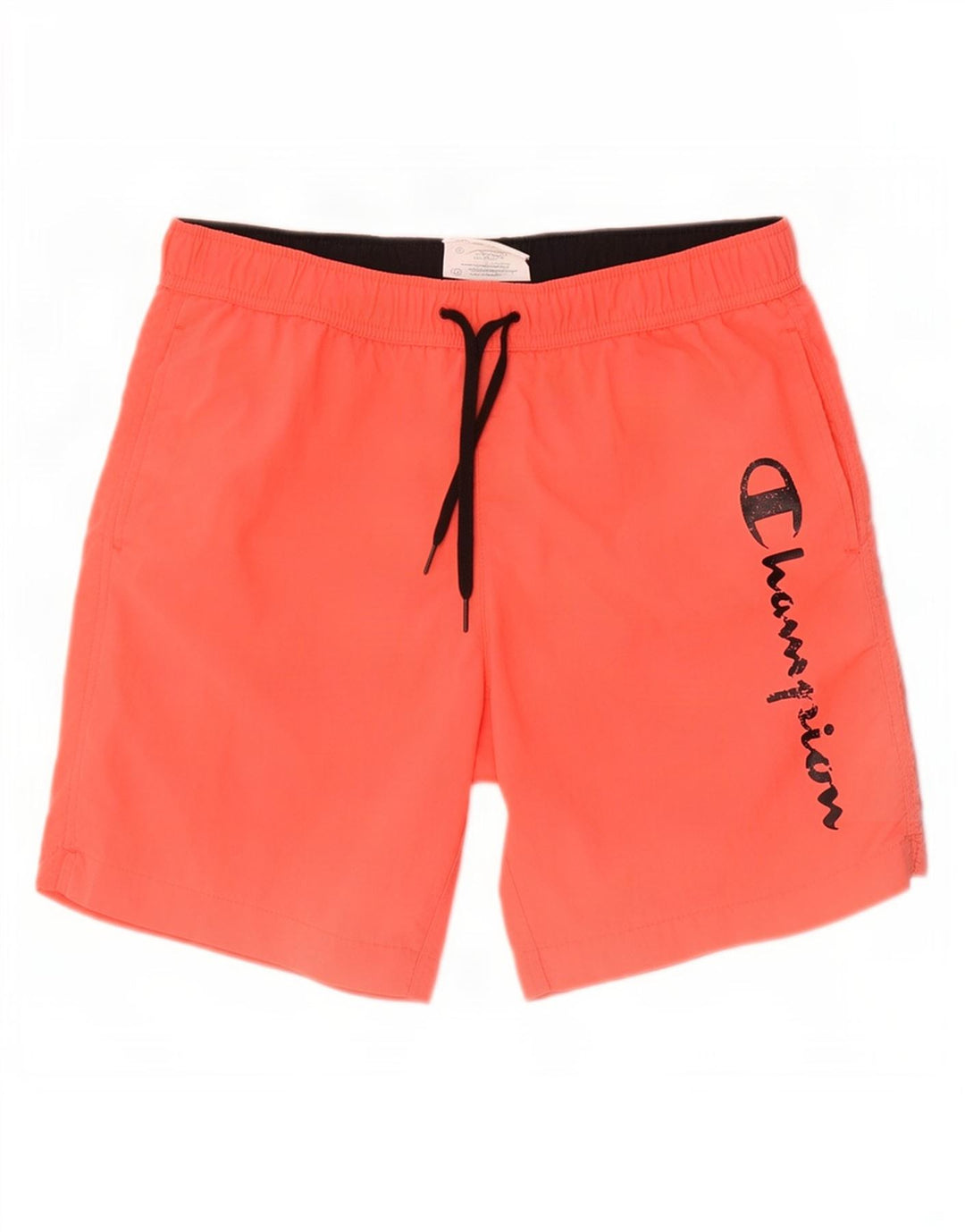 Pantaloncini da bagno grafici da uomo Champion in poliestere rosa medio