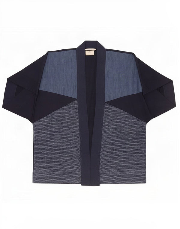 Maglione cardigan a maniche corte da donna Zara UK 14 blu navy medio
