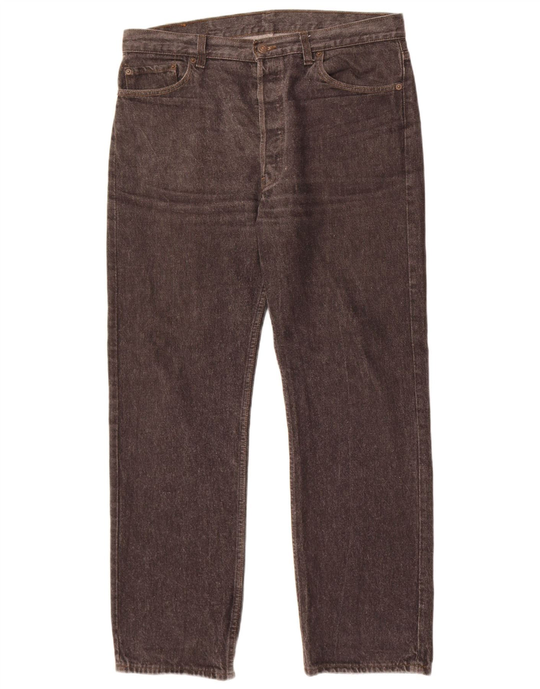 Levi's Uomo 501 Jeans dritti W36 L30 Grigi