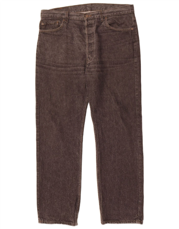 Levi's Uomo 501 Jeans dritti W36 L30 Grigi