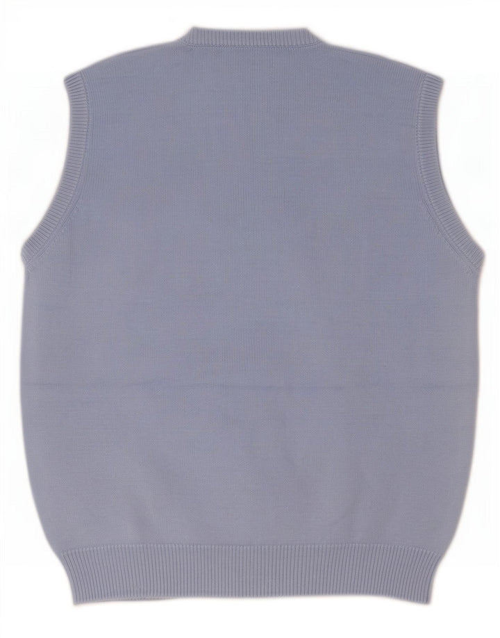 Canottiera da uomo Fred Perry in cotone blu medio