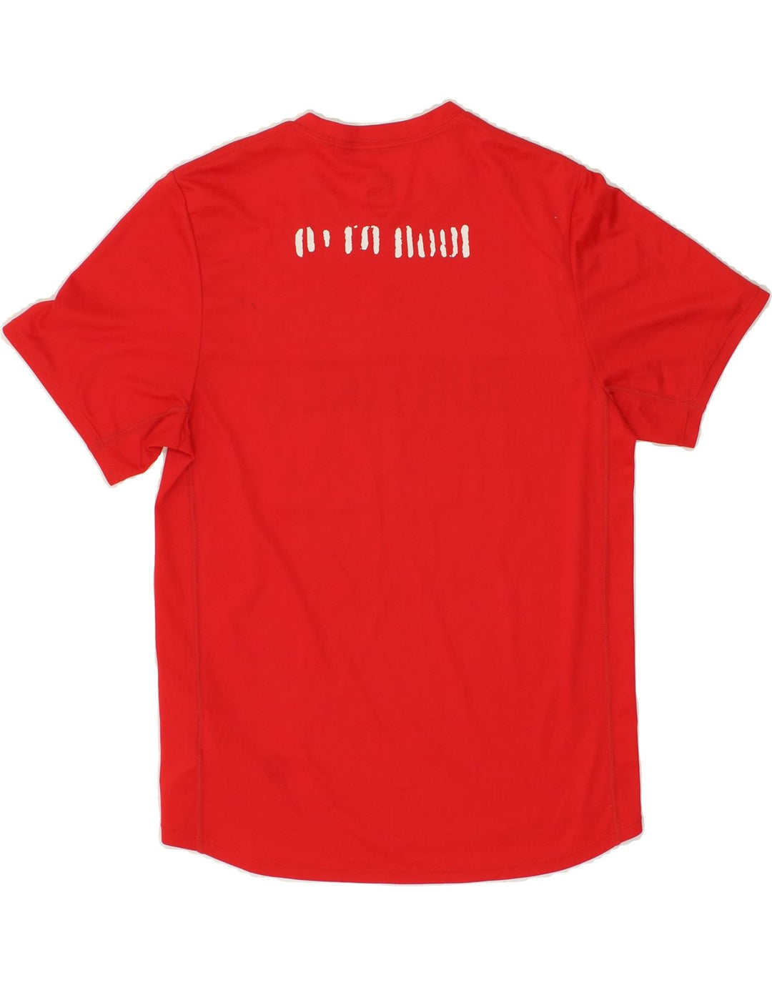 NIKE Mens Dri Fit Running Graphic T-Shirt Top Small Red Polyester Vintage Nike and Second-Hand Nike from Messina Hembry 