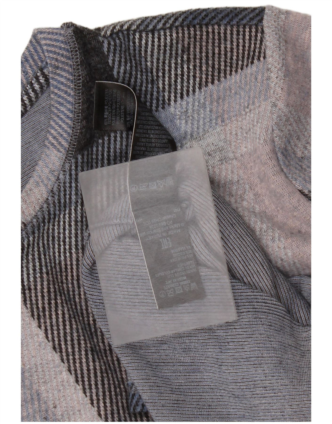 Maglione maglione con scollo a barca da donna Marks & Spencer UK 12 medio multicolore