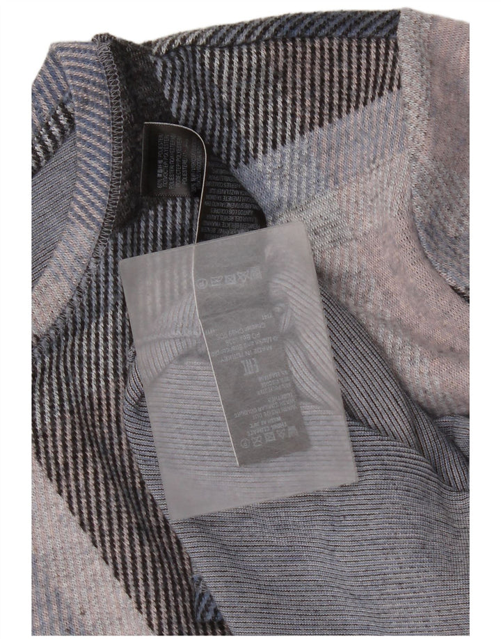 Maglione maglione con scollo a barca da donna Marks & Spencer UK 12 medio multicolore
