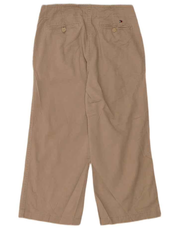 TOMMY HILFIGER Pantaloni cropped da uomo dalla vestibilità rilassata US 8 Medium W30 L25 Beige