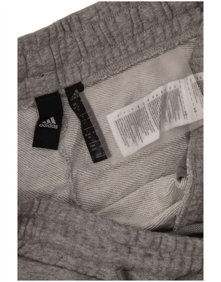 Pantaloncini sportivi Adidas da donna UK 12/14 Cotone grigio medio