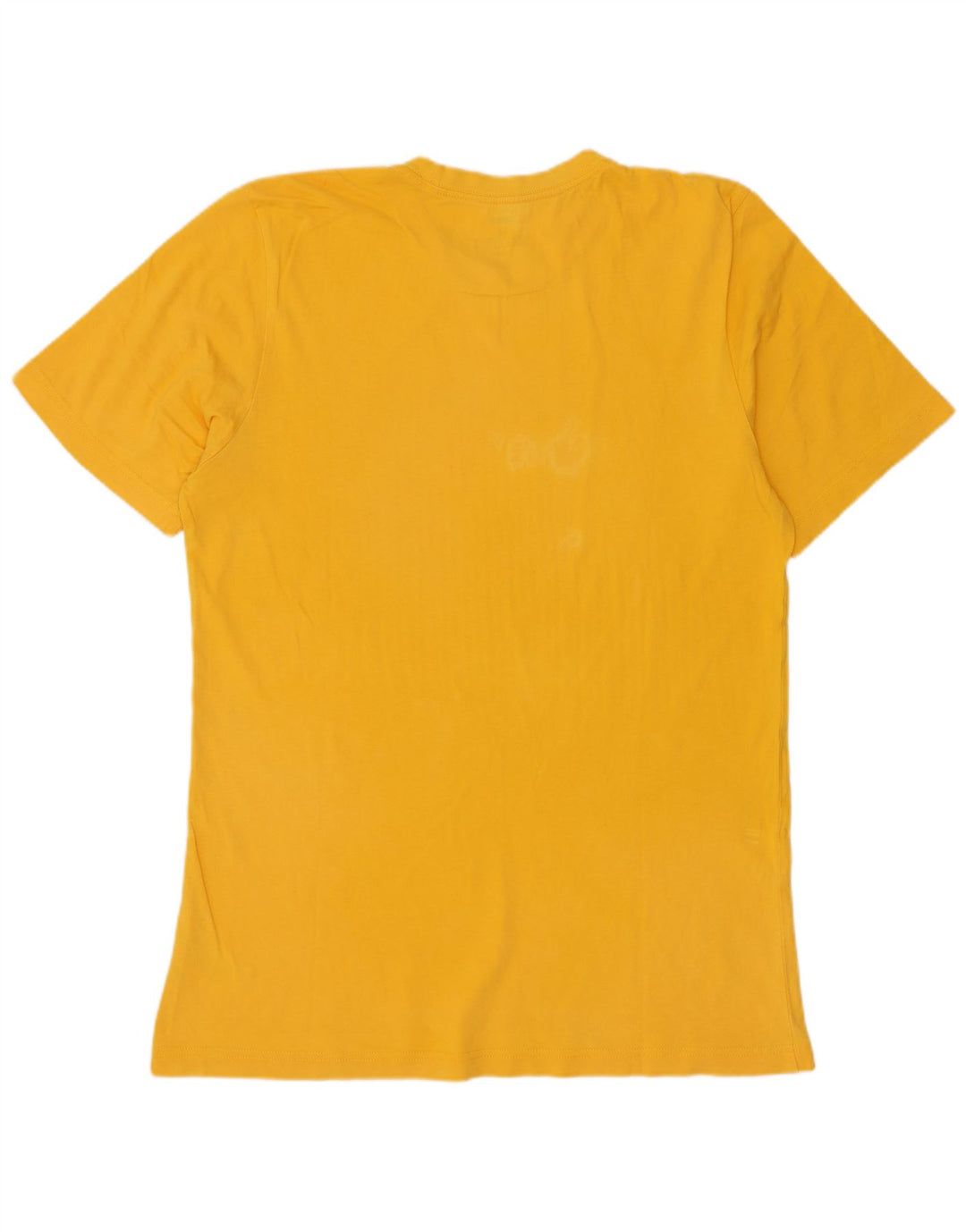 T-shirt grafica da uomo Adidas Top in cotone giallo medio