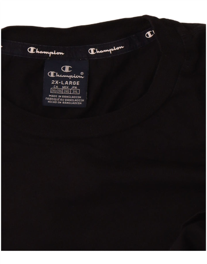 Maglietta da uomo Champion Top 2XL Nera
