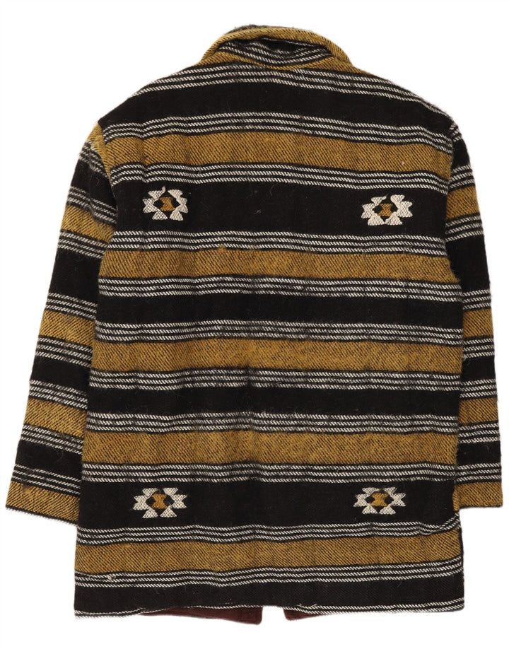 Montgomery vintage da uomo UK 40 grande lana geometrica multicolore
