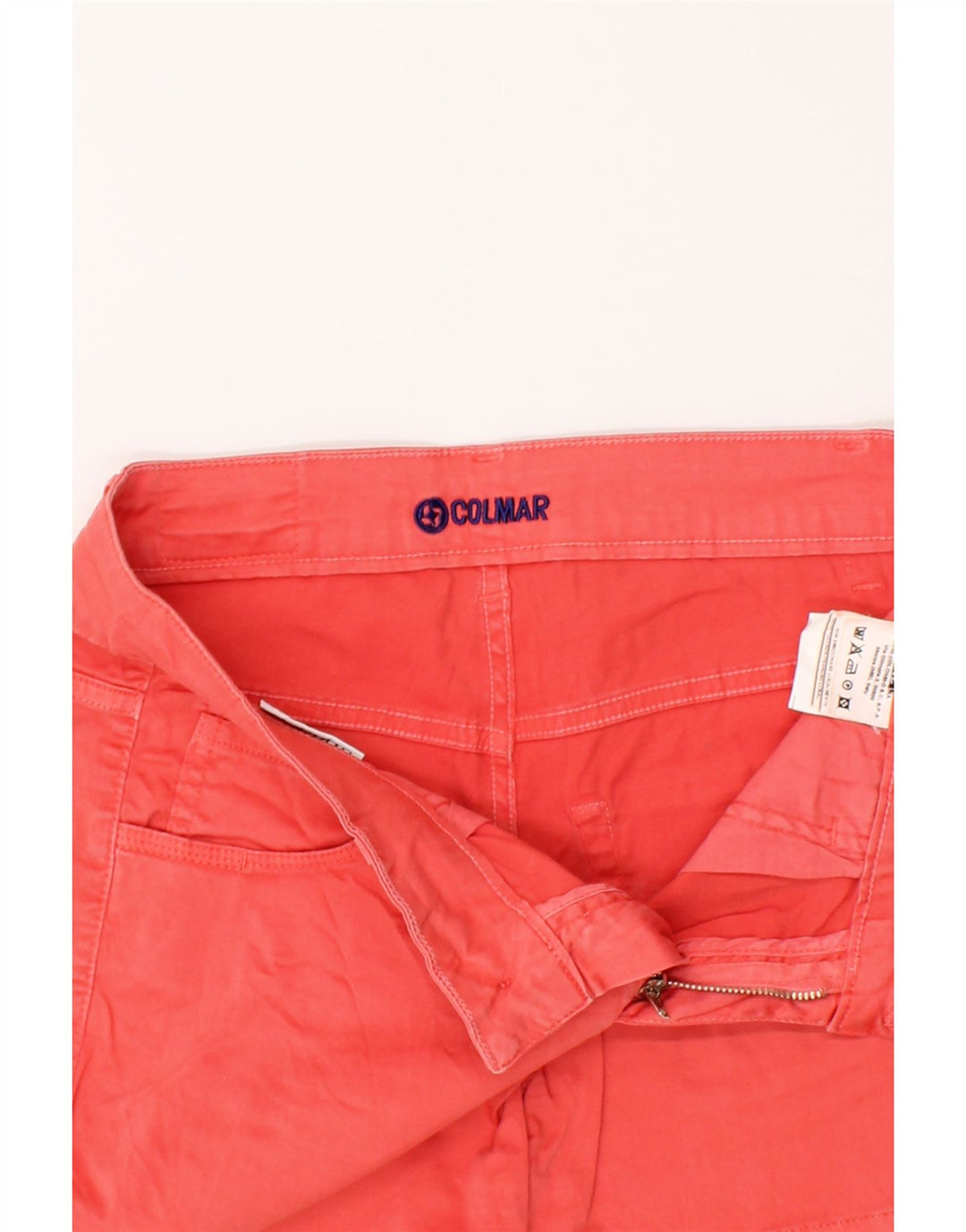 COLMAR Womens Hot Pants IT 42 Medium W30  Red Cotton Vintage Colmar and Second-Hand Colmar from Messina Hembry 