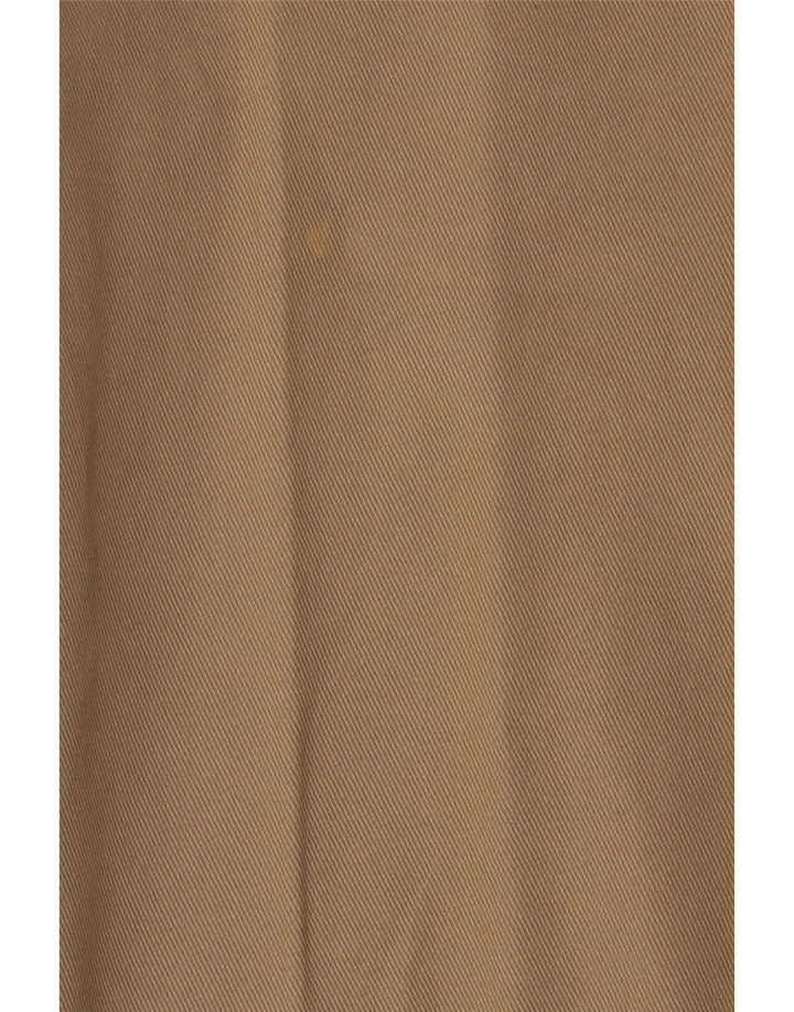 Pantaloni da abito dritti da uomo Marks & Spencer W38 L31 in cotone marrone