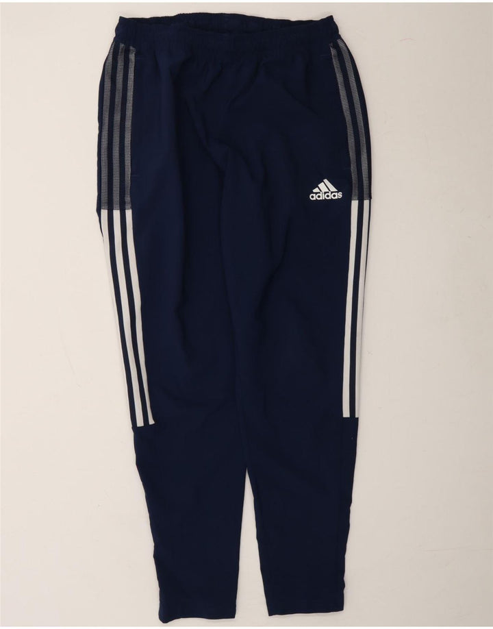 ADIDAS Mens Aeroready Tracksuit Trousers Medium  Navy Blue Vintage Adidas and Second-Hand Adidas from Messina Hembry 
