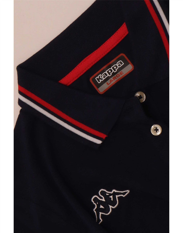 Polo Kappa da donna UK 14 grande blu navy