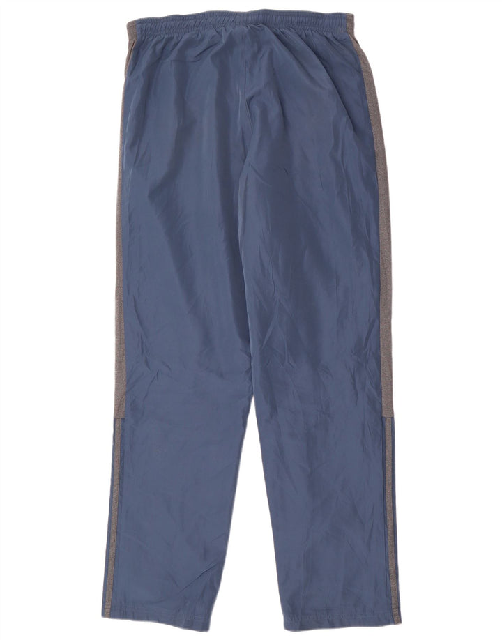 Pantaloni da tuta da uomo ADIDAS medio poliestere color block blu navy
