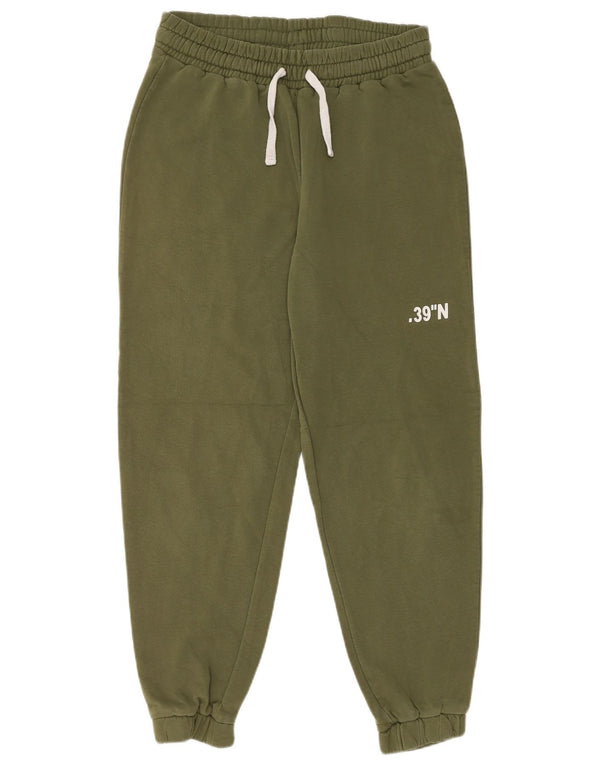 Topshop Pantaloni da tuta da donna Joggers UK 10 Small Khaki Cotton