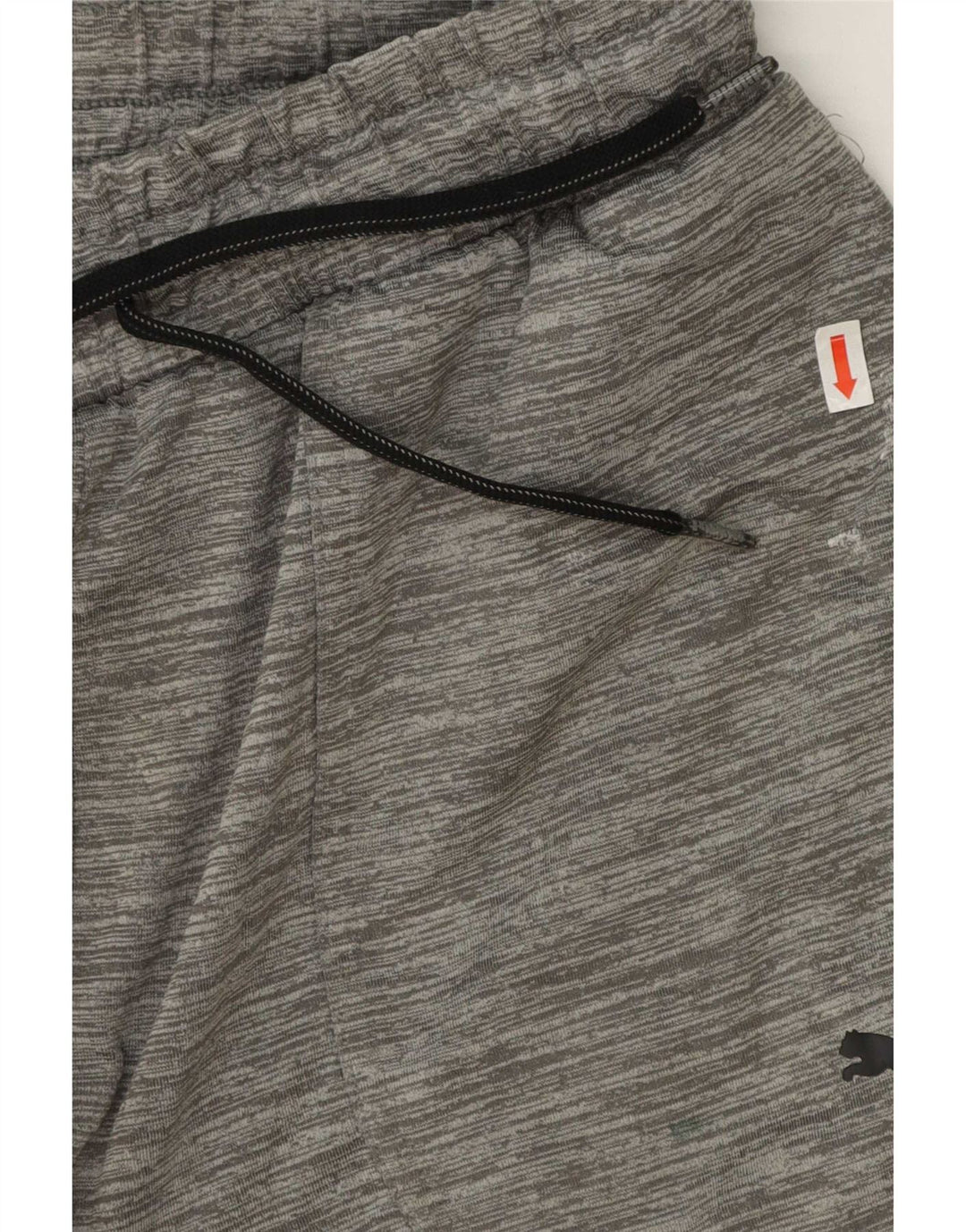 Pantaloni da tuta da donna Puma UK 12 Poliestere screziato grigio medio