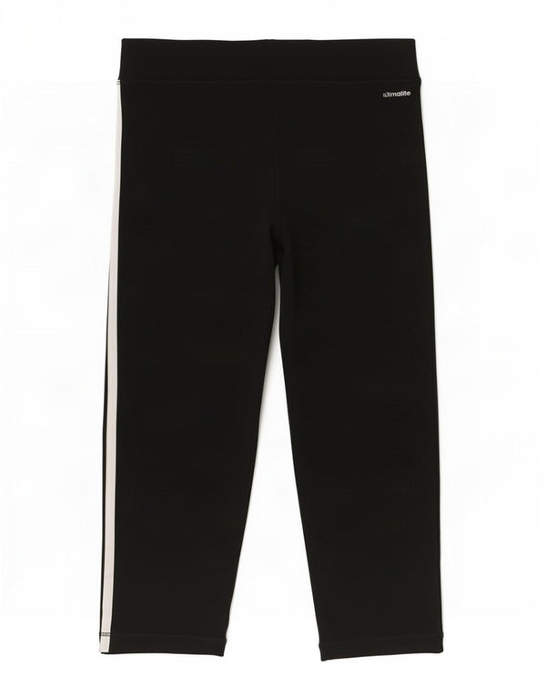 Leggings Adidas Climalite Capri per ragazze 14-15 anni in poliestere nero