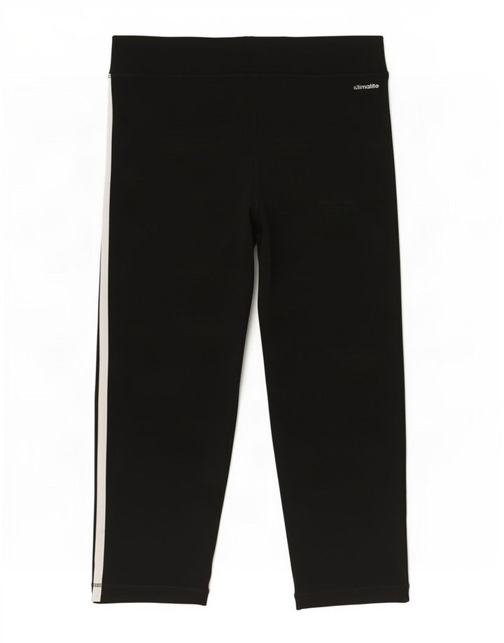 Leggings Adidas Climalite Capri per ragazze 14-15 anni in poliestere nero