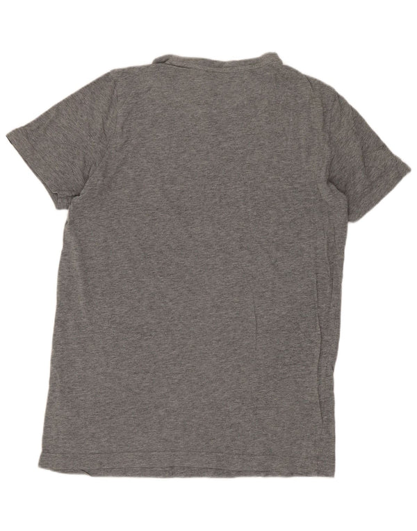 T-shirt grafica regolare da ragazzo Puma 15-16 anni in cotone grigio