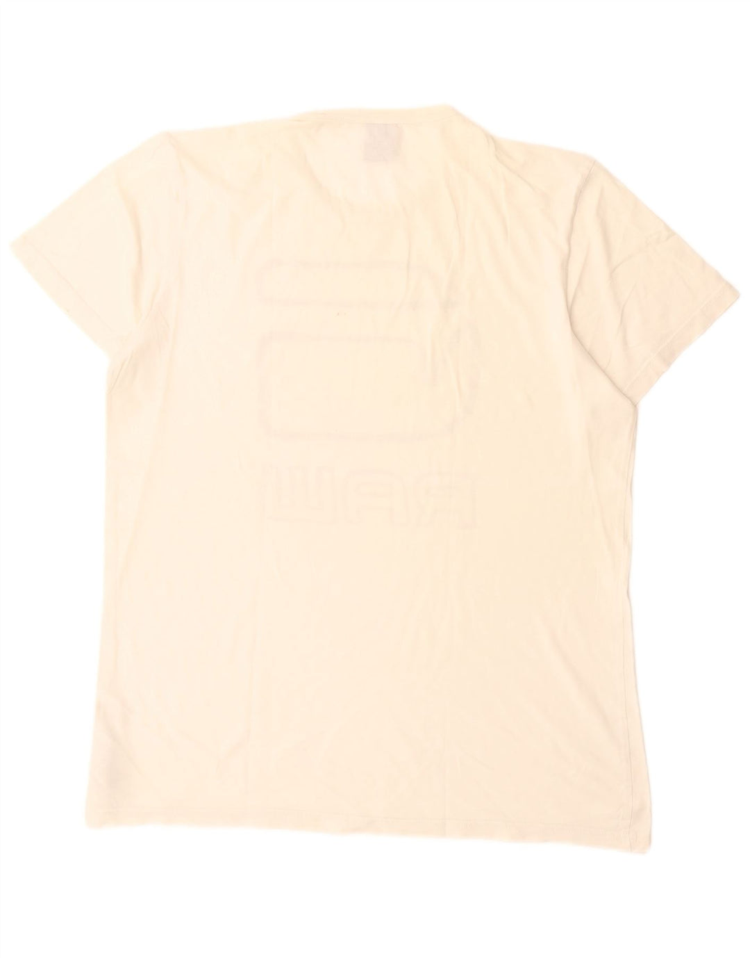 T-shirt grafica da uomo G-Star Top grande in cotone bianco