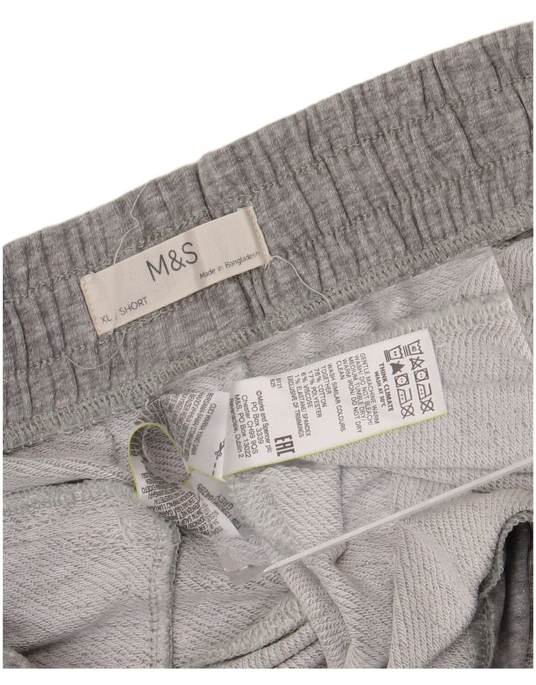 Pantaloni da tuta da donna Marks & Spencer UK 18 XL Cotone grigio