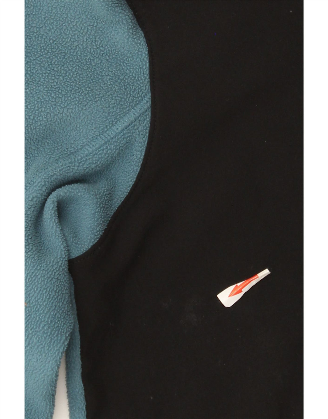 Maglione in pile da uomo con zip e collo The North Face piccolo blu in poliestere color block