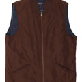 Gilet da uomo Gant UK 36 piccolo poliestere marrone