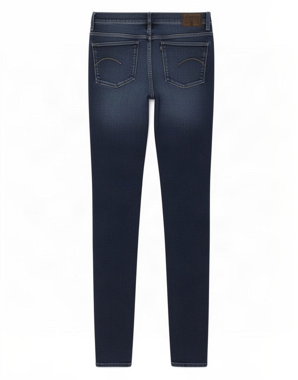 G-Star Womens 3301 Skinny Jeans W26 L30 Navy Blue Cotton