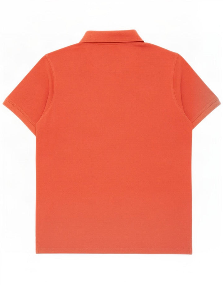 Polo da uomo James Pringle in cotone arancione medio