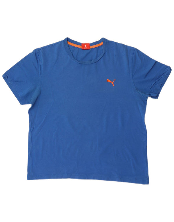 Puma Mens T-Shirt Top Large Blue
