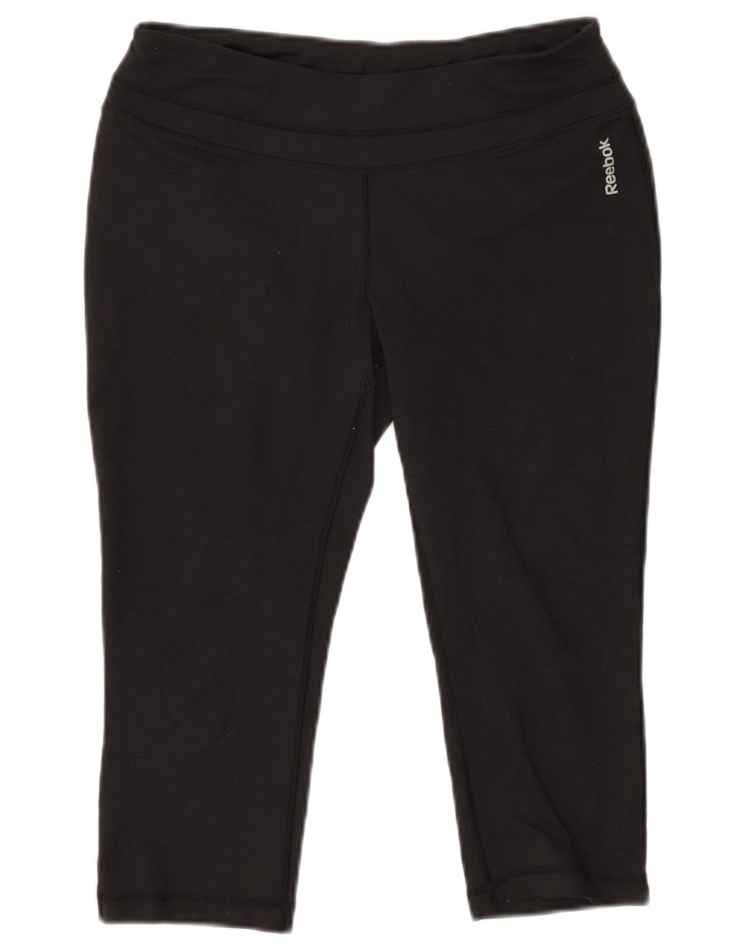Leggings Capri da donna REEBOK UK 14 grande poliestere nero