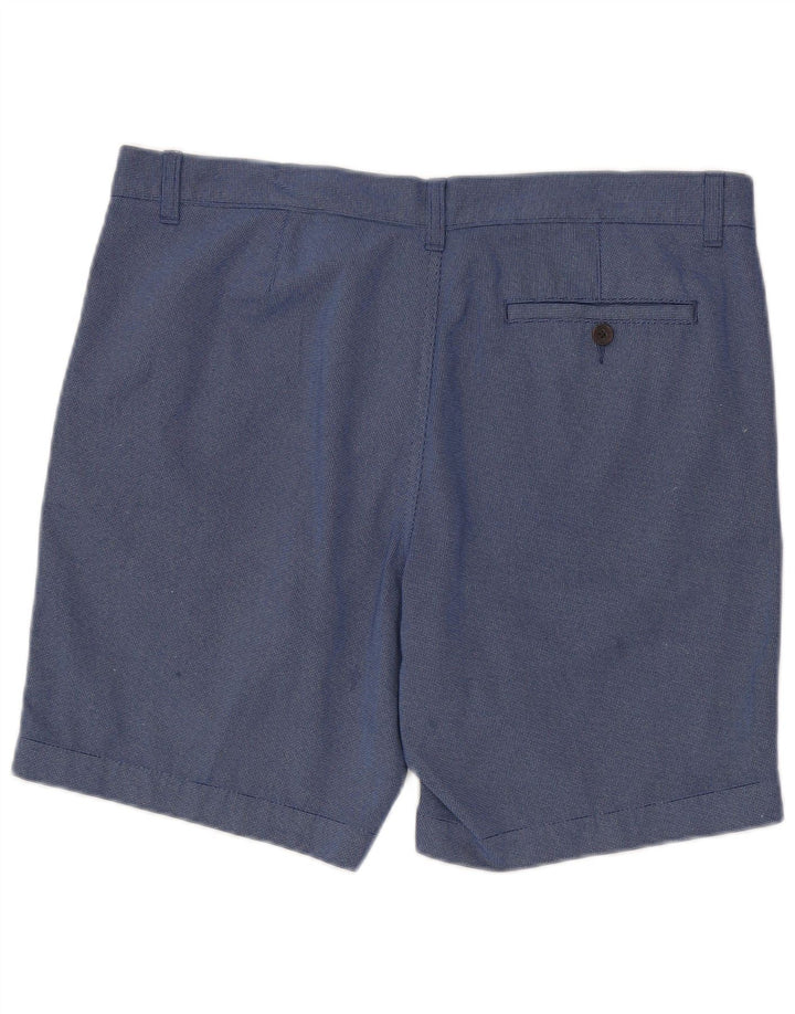MARKS & SPENCER Pantaloncini chino da uomo W36 grandi cotone blu