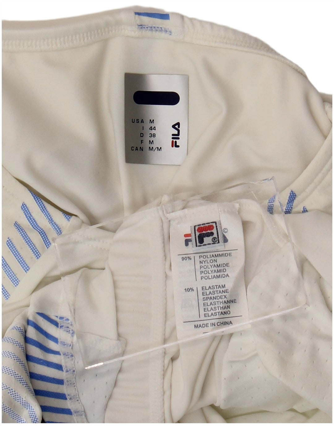 Canotta Donna FILA IT 44 Poliammide Striato Medio Bianco