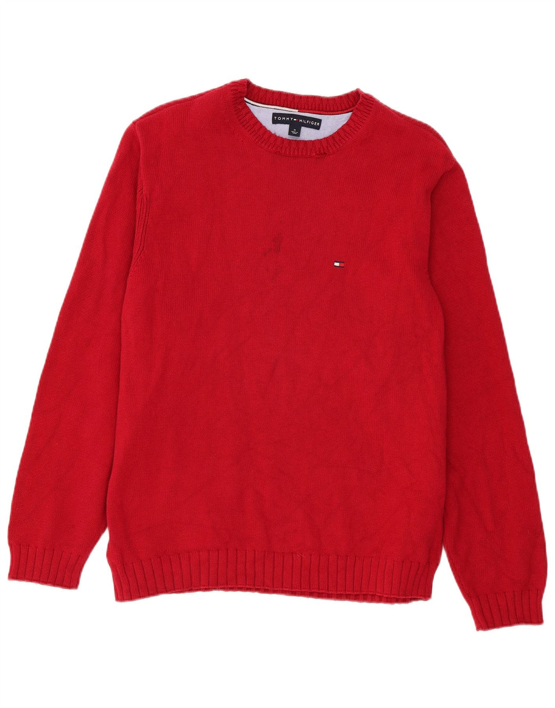 Maglione maglione con scollo a barca da uomo Tommy Hilfiger Borgogna medio