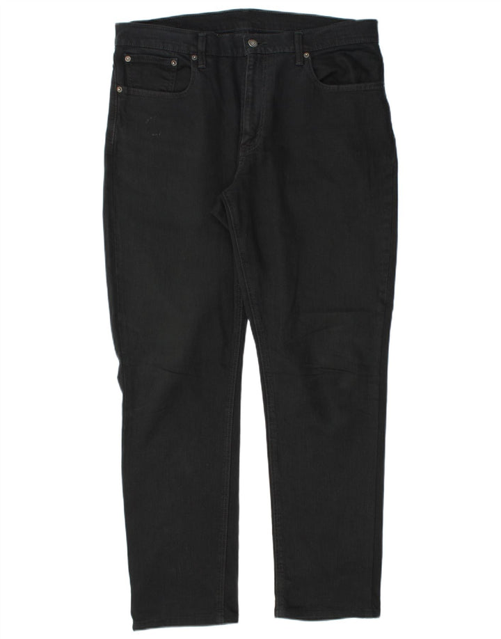 Jeans dritti da uomo Levi's W34 L32 cotone nero