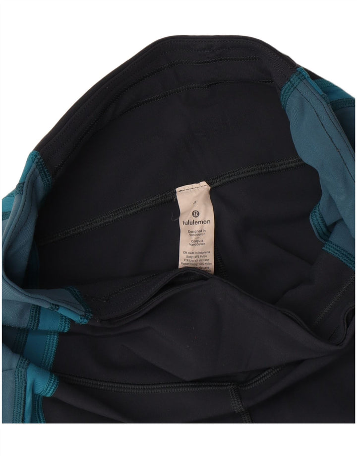 Leggings da donna Lululemon US 4 Small Blu Colourblock Nylon