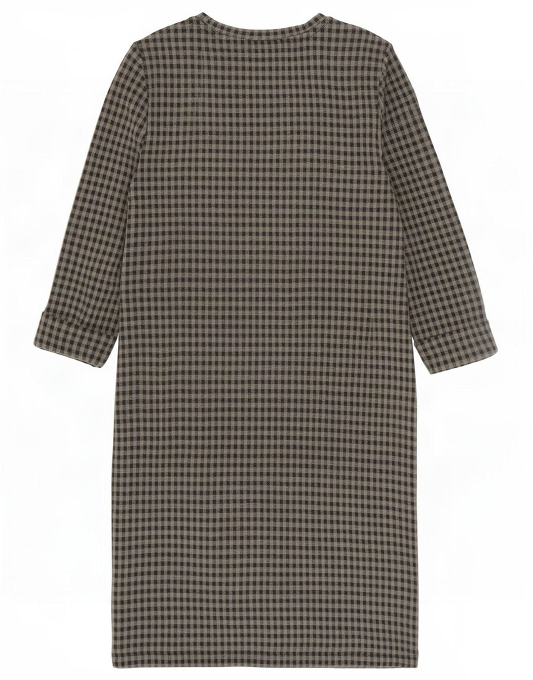 Abito a trapezio con maniche a 3/4 da donna Marks & Spencer UK 8 piccolo a quadretti neri