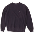 Tommy Hilfiger Uomo Felpa Maglione Piccolo Blu Navy Cotone