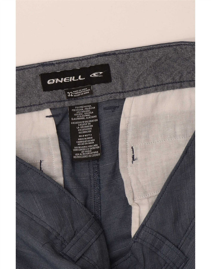 Pantaloncini chino da uomo O'Neill W32 poliestere screziato blu medio